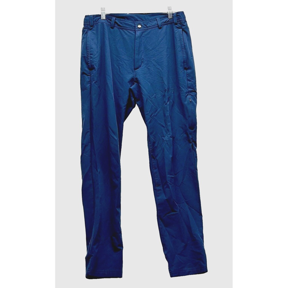 Mack Weldon Mens Blue Chino Medium 31x30 Polyester Blend Pants (A7)